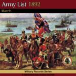 Army List 1892 - March
