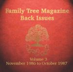 Family Tree Magazine Back Issues Volume 3 Nov 86 to Oct 87