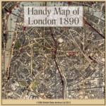London, Handy Map of London (c.1890)