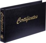 Long Luxury Black Certificate Binder