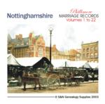 Nottinghamshire Phillimore Parish Records (Marriages) Volumes 01 to 22 on one CD
