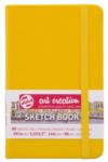 Pocket Notebook with Blank Pages - Golden Yellow