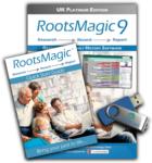 RootsMagic UK Version 9 Platinum Edition USB + Free Resources