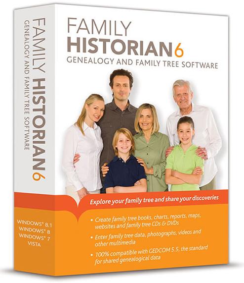 Family Historian Version 6 + Free Find Your Ancestors Book & Online Subscription worth over £30