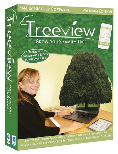 TreeView Premium Edition + Free Find Your Ancestors Book & Online Magazine worth over £30