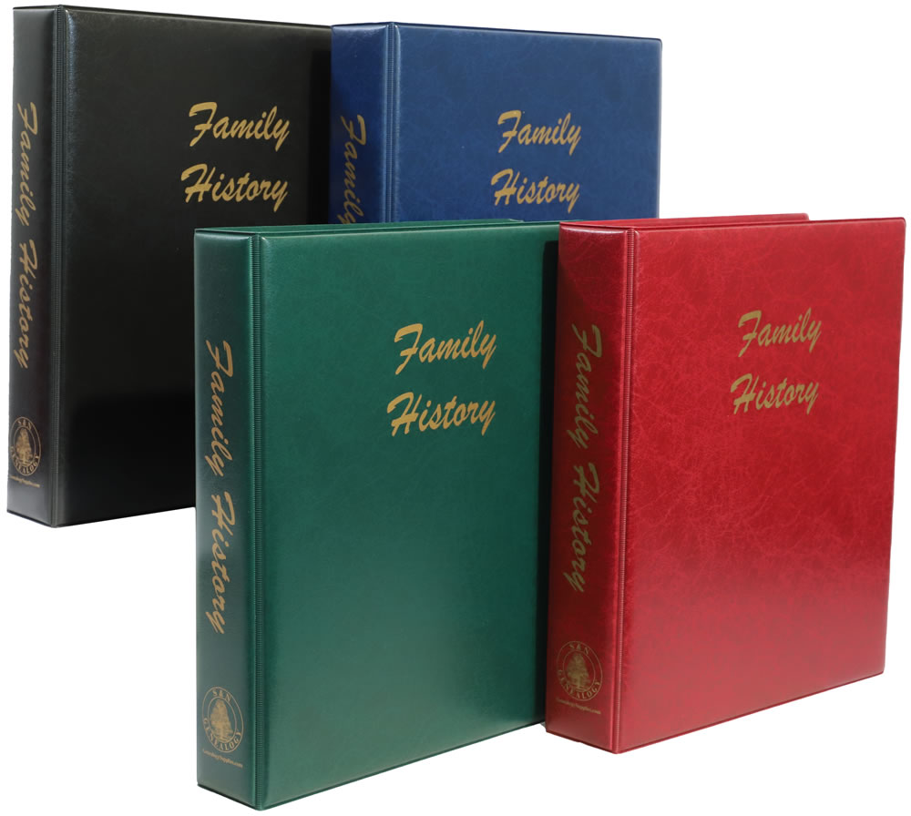 A4 Family History Binders