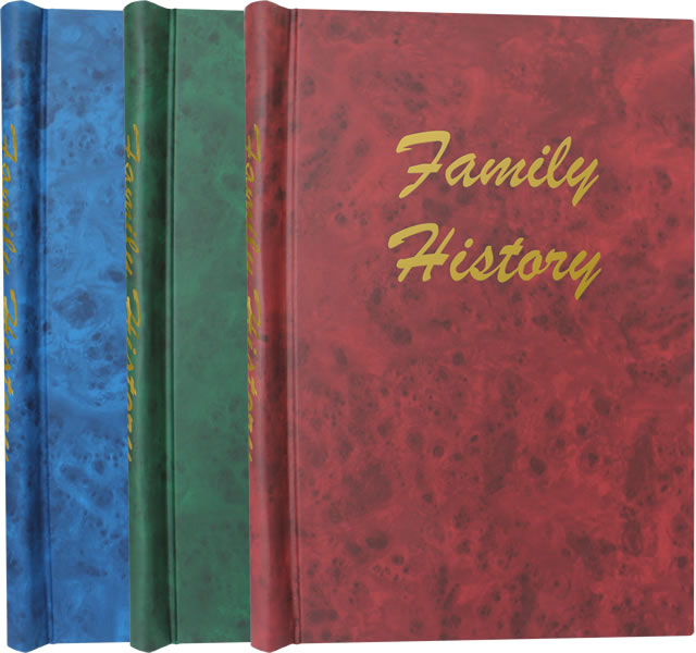 Deluxe Family History Springback Binders