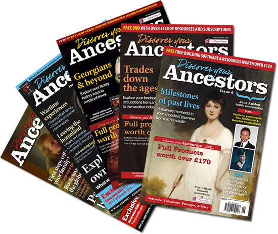 Discover Your Ancestors Back Issues