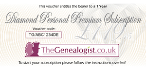 TheGenealogist.co.uk Gift Vouchers