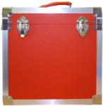 12 inch Retro Style LP Vinyl Storage Case - Red
