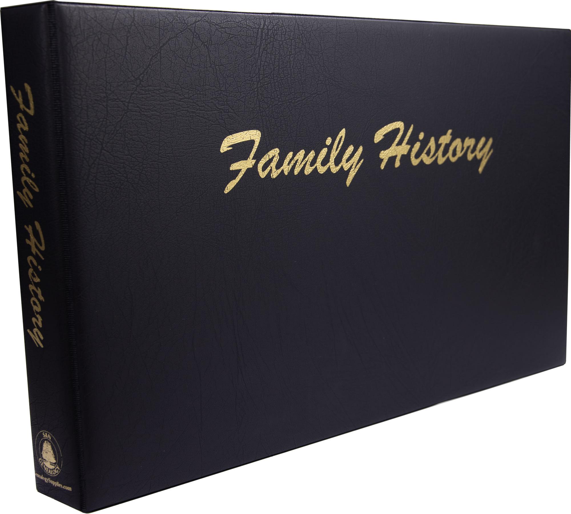 A3 Luxury Black Family History Binder - Limited Edition Soft Cover