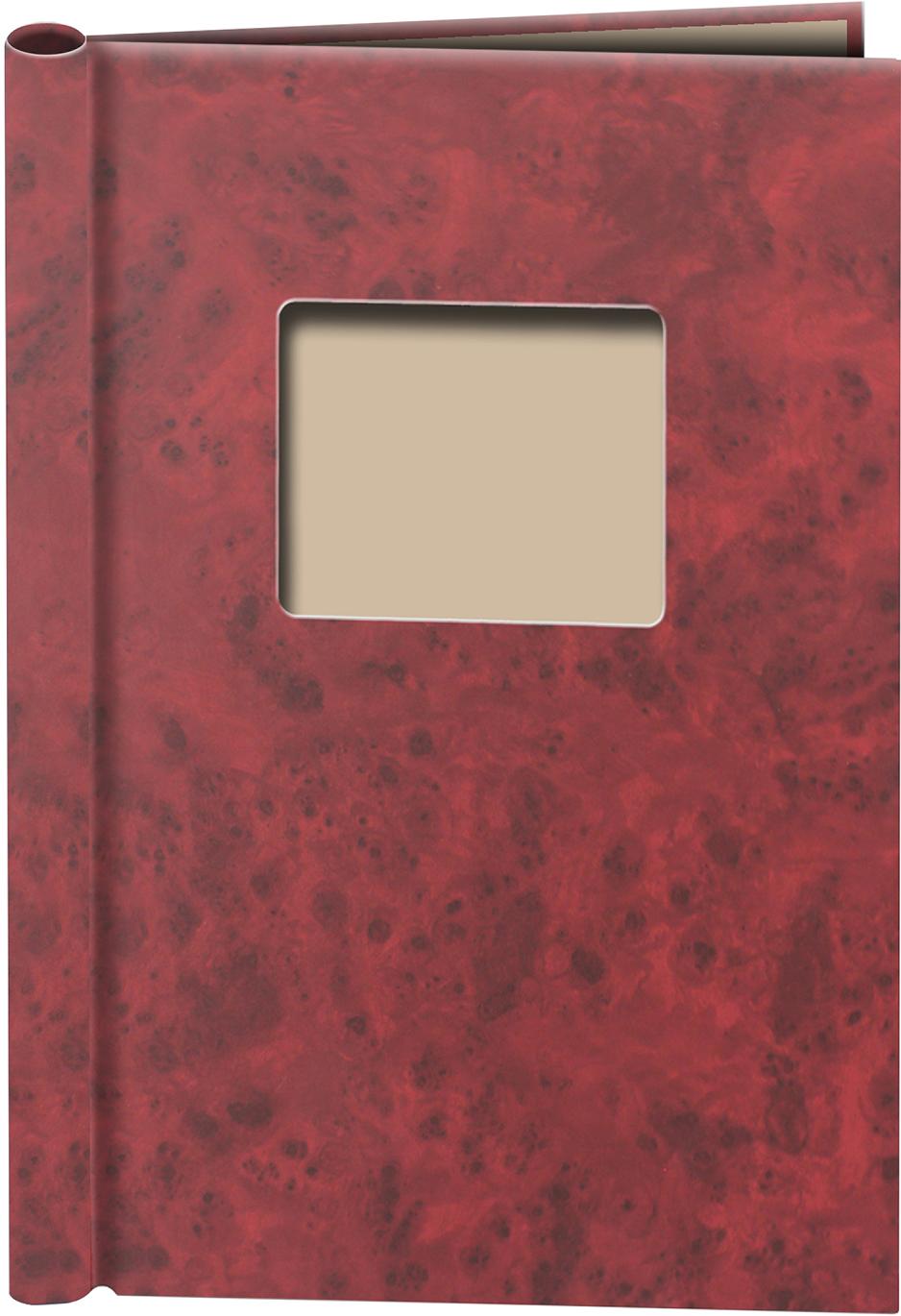 A4 Burgundy Deluxe Window Springback Binder