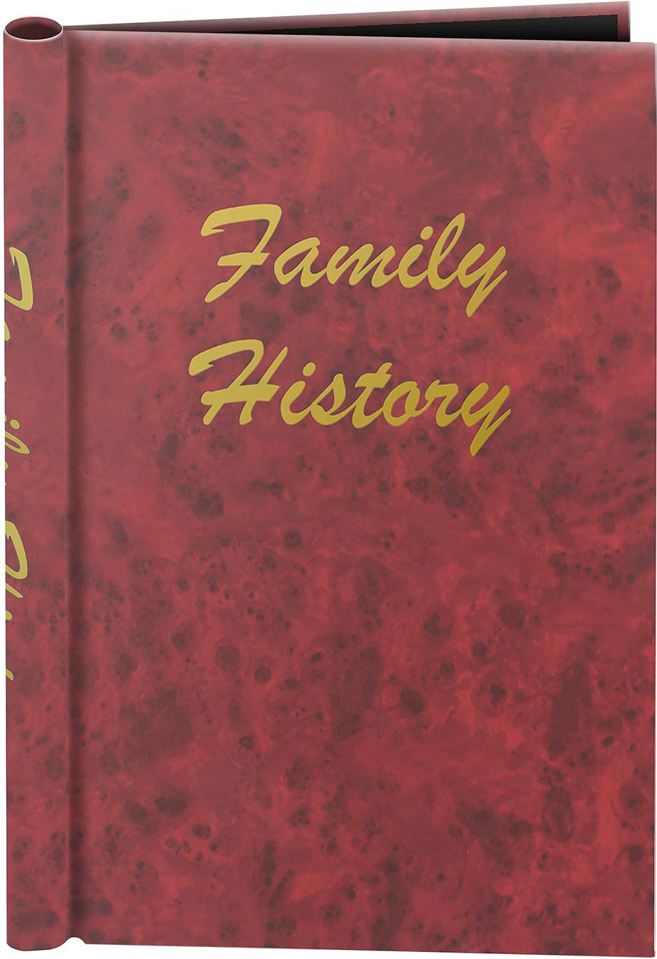 A4 Burgundy Deluxe Family History Springback Binder