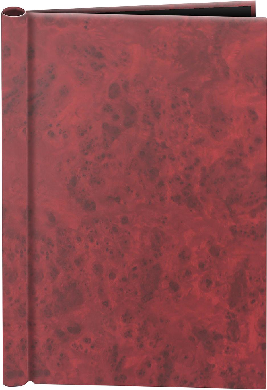 A4 Burgundy Deluxe Family History Springback Binder - Untitled