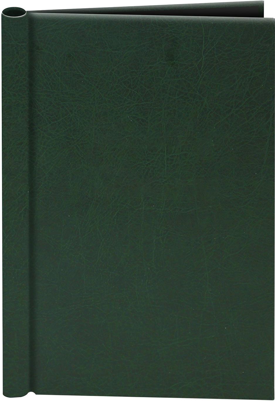 A4 Green Leather Effect Family History Springback Binder - Untitled