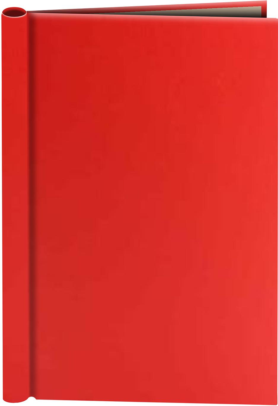 A4 Red Vivid Colour Family History Springback Binder - Untitled