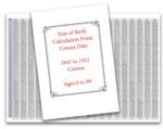 Birth Year from Census Date Calculator