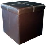 Faux Leather Storage Box - Medium