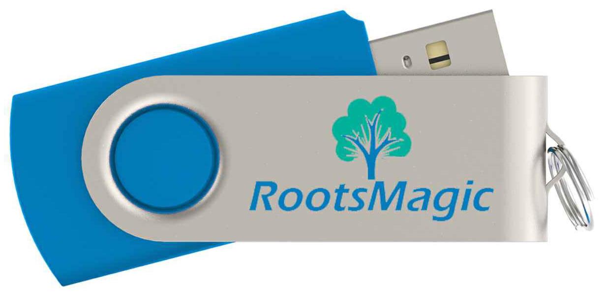 RootsMagic Blank 8GB USB Memory Stick