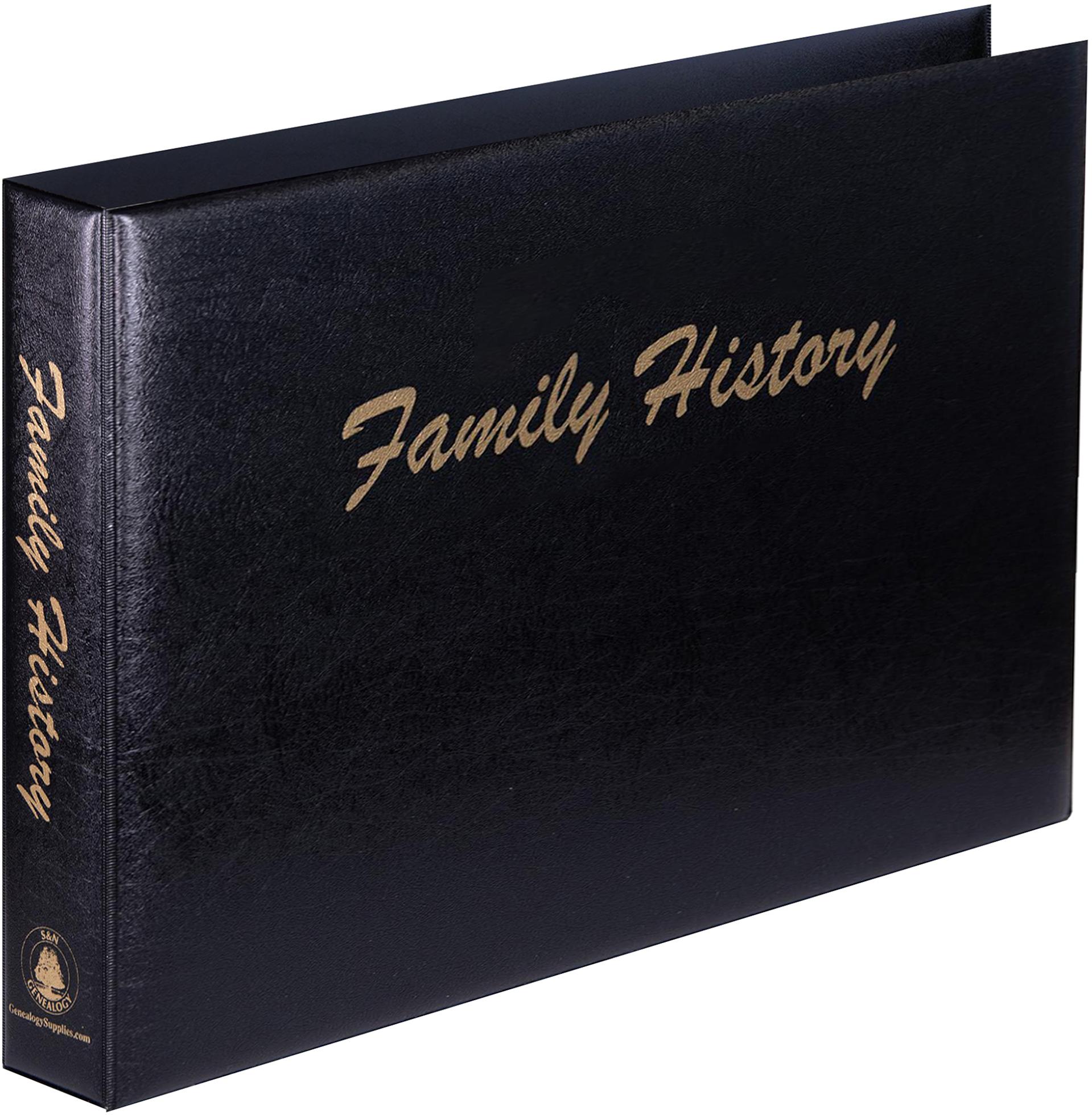 Long Luxury Burgundy Certificate Binder - S&N Genealogy Supplies