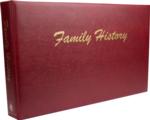 A3 Luxury Burgundy Family History Binder