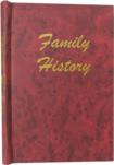 A4 Burgundy Deluxe Family History Springback Binder