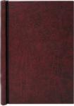 A4 Burgundy Leather Effect Family History Springback Binder - Untitled