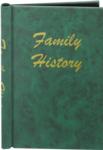 A4 Green Deluxe Family History Springback Binder