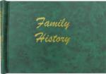 A4 Green Landscape Family History Springback Binder