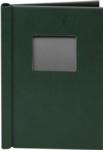 A4 Green Leather Effect Window Springback Binder