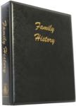A4 Luxury Black Family History  Binder