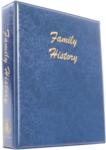 A4 Luxury Blue Family History Binder
