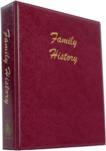 A4 Luxury Burgundy Family History Binder