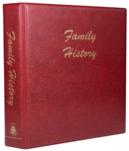 A4 Luxury Burgundy Family History Binder