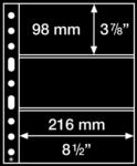 A4 Premium Grande Sleeves 3-Pocket (Black) - Pack of 5