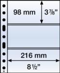 A4 Premium Grande Sleeves 3-Pocket (Clear) - Pack of 5