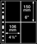 A4 Premium Grande Sleeves 4-Pocket (Black) - Pack of 5