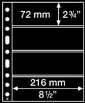 A4 Premium Grande Sleeves 4-Pocket Horizontal (Black) - Pack of 5