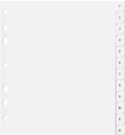 A5 Portrait Polypropylene Tabbed Dividers 1-12