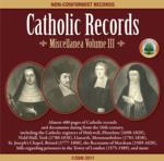 Catholic Records: Miscellanea Volume 3