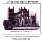Devon 1823 Pigot's Directory