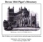 Devon 1844 Pigot's Directory