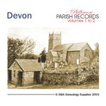 Devonshire Phillimore Parish Records (Marriages) Volumes 01 & 02 on one CD