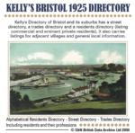 Gloucestershire, Bristol 1925 Kelly's Directory