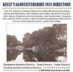 Gloucestershire, Kelly's Gloucestershire 1931 Directory
