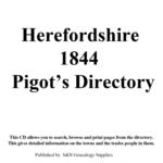 Herefordshire 1844 Pigot's Directory