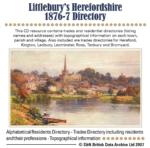 Herefordshire, Littlebury's 1876-7 Directory & Gazetteer