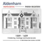 Hertfordshire, Aldenham Parish Registers 1559-1659