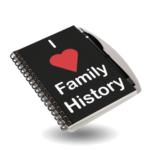 I Love Family History - Notebook & Pen Gift