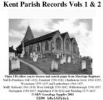 Kent Phillimore Parish Records (Marriages) Volumes 01 and 02
